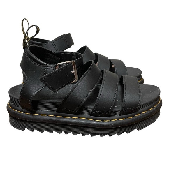 Dr. Martens Shoes - Dr. Martens Blaire gladiator leather strappy sandal black